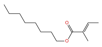 Octyl (E)-2-methyl-2-butenoate